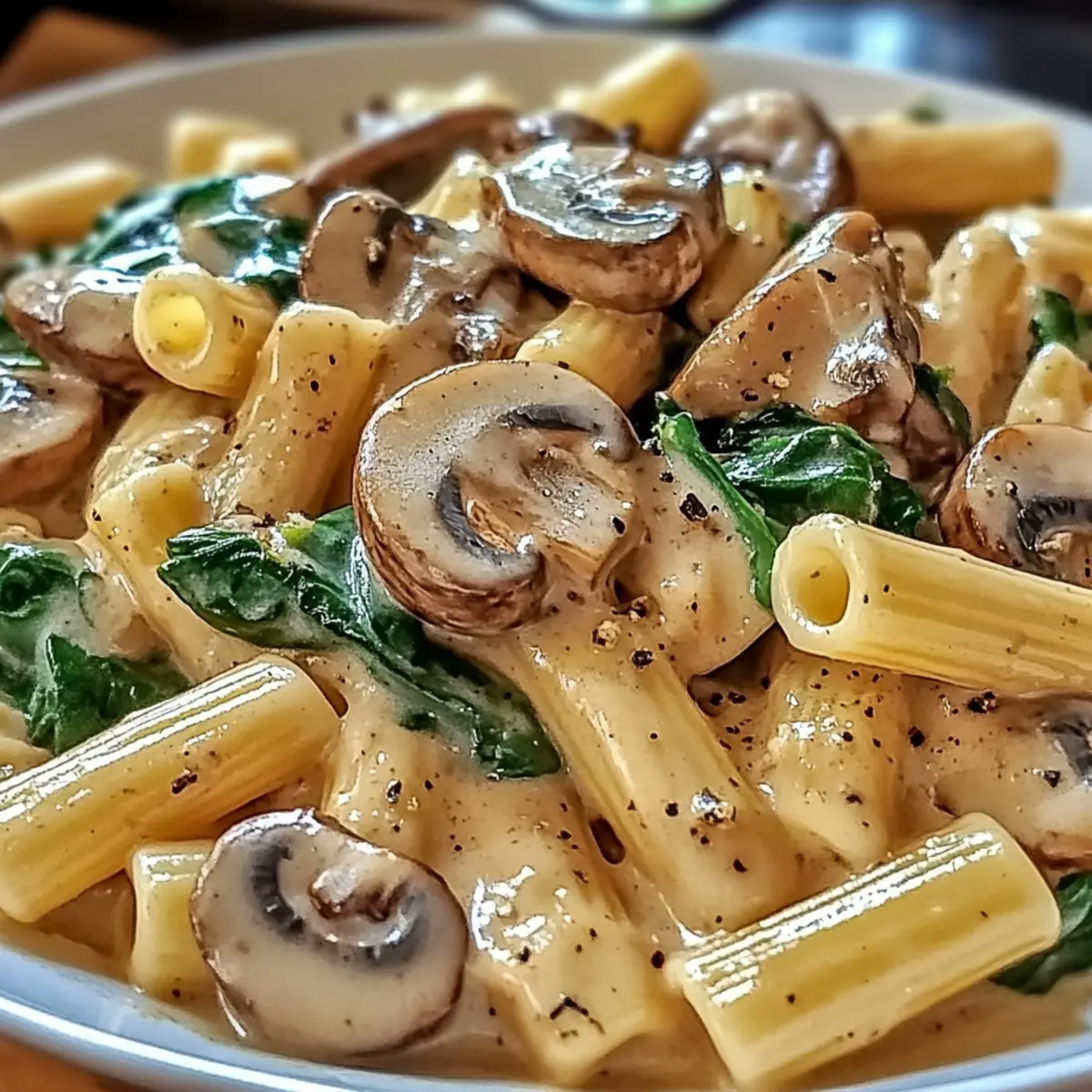 Creamy Tuscan Mushroom Pasta Skillet in Just 30 Minutes