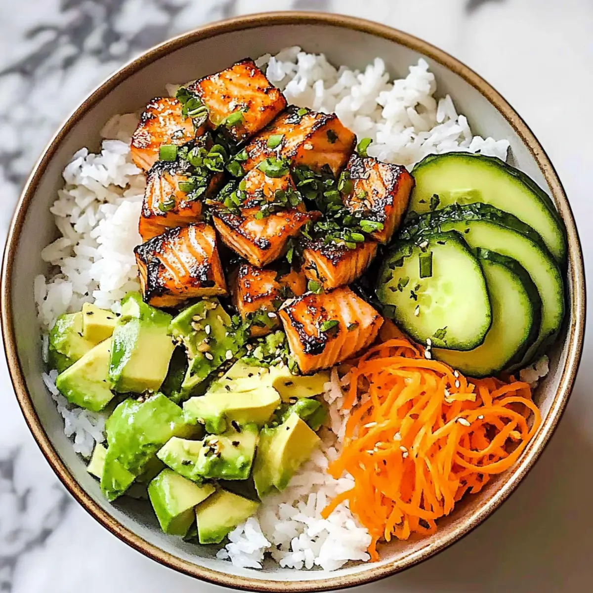 Crispy Salmon Bowls: A Flavorful Customizable Delight