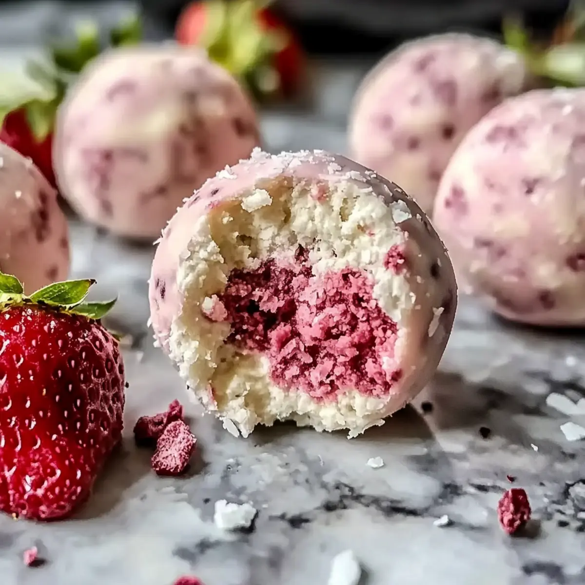 Strawberry Cheesecake Protein Balls for a Guilt-Free Snack