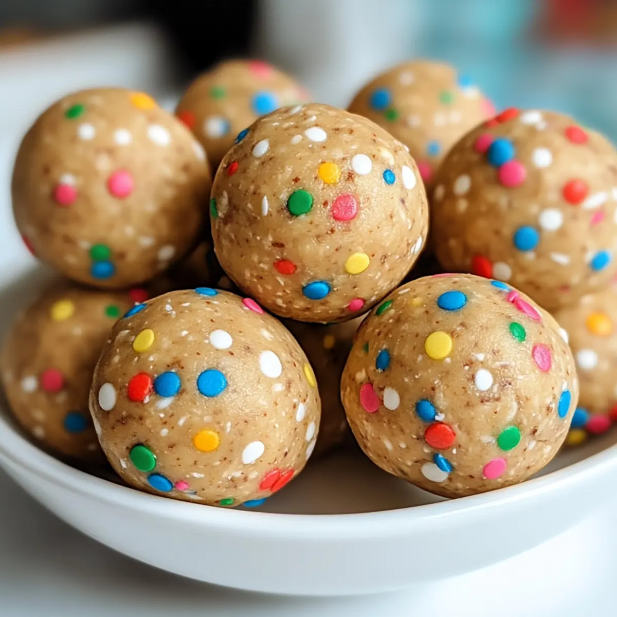 No Bake Cake Batter Protein Balls You'll Crave Daily