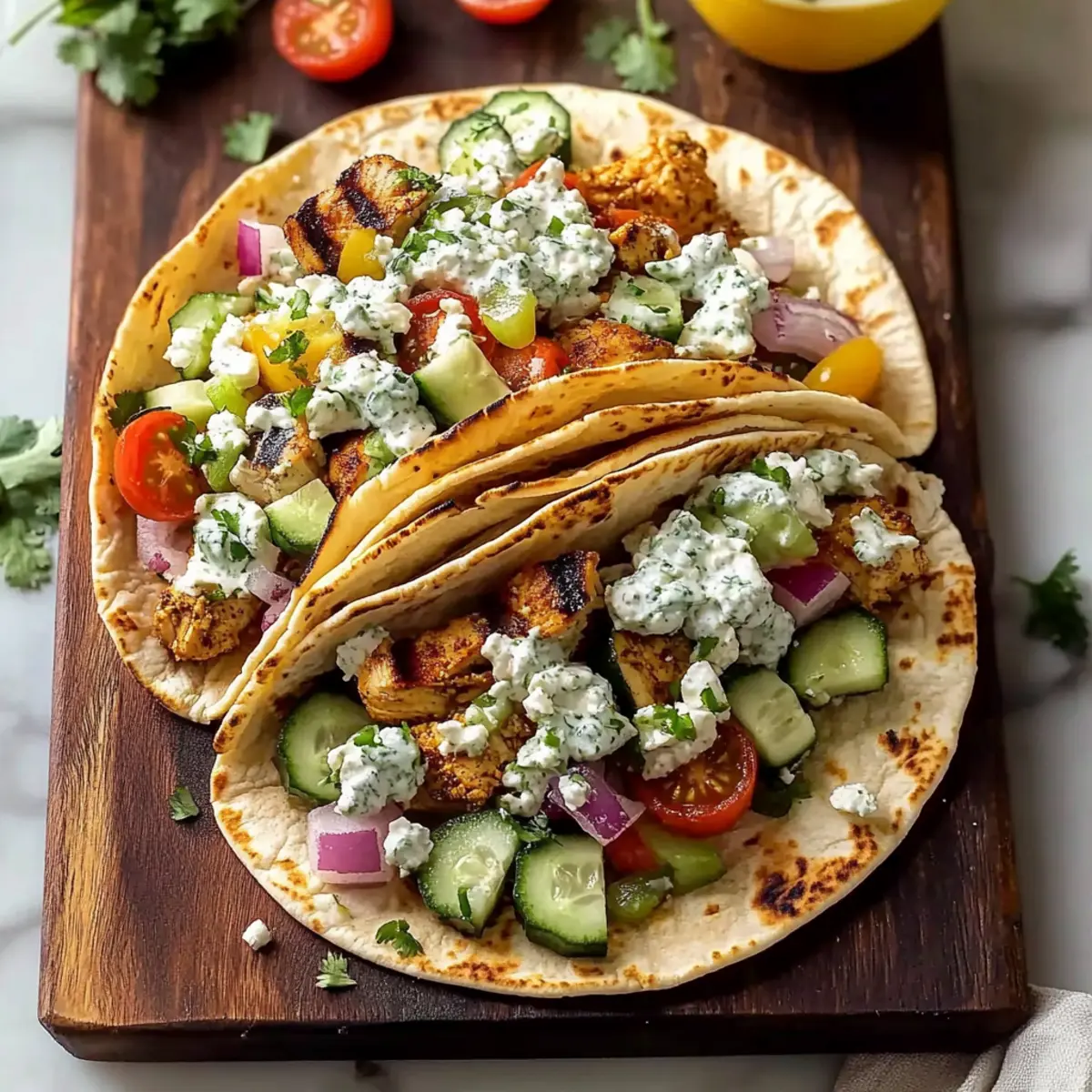 Grilled Mediterranean Chicken Tacos: A Tasty Twist You’ll Love