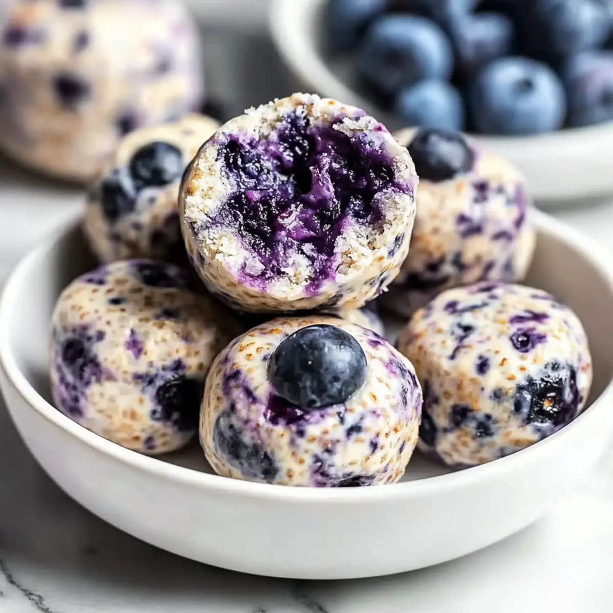 Blueberry Cheesecake Protein Bites for a Guilt-Free Treat