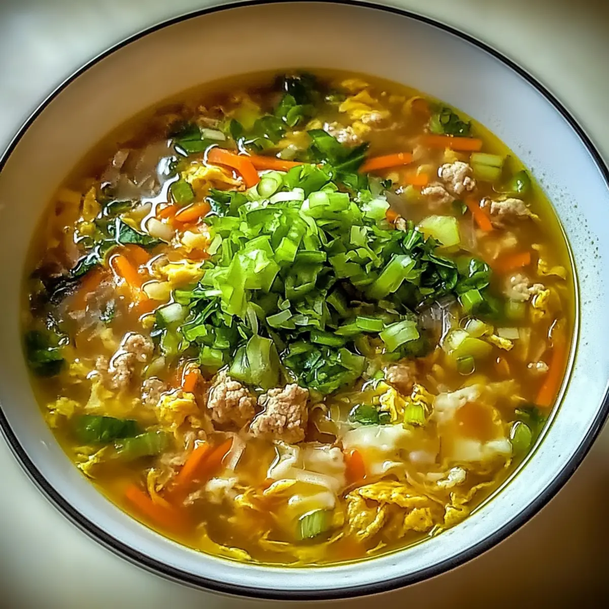 Cozy One-Pot Egg Roll Soup for Ultimate Comfort on Chilly Nights