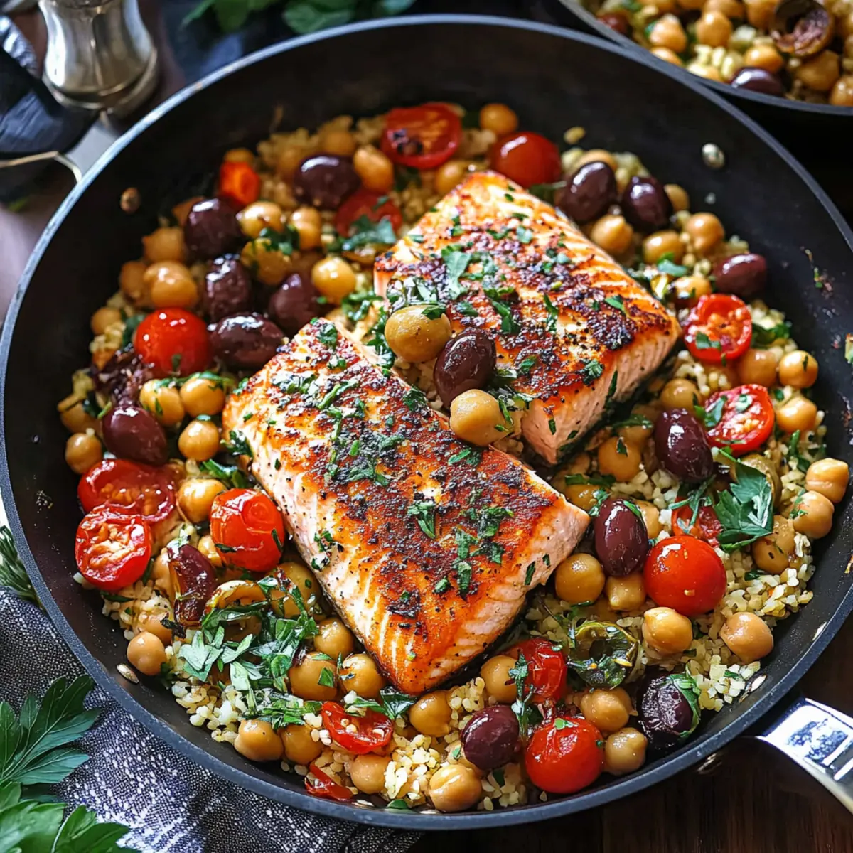 Mediterranean Salmon: Flaky Delight in Just 30 Minutes