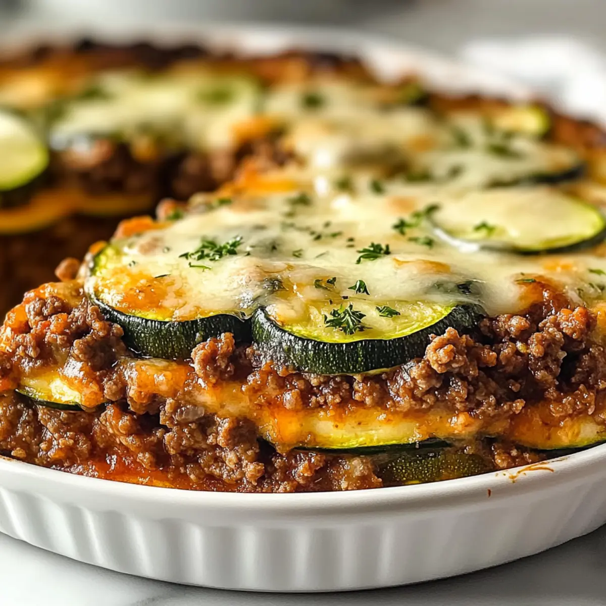 Low-Carb Ground Beef Zucchini Bake: Comfort Food Reinvented