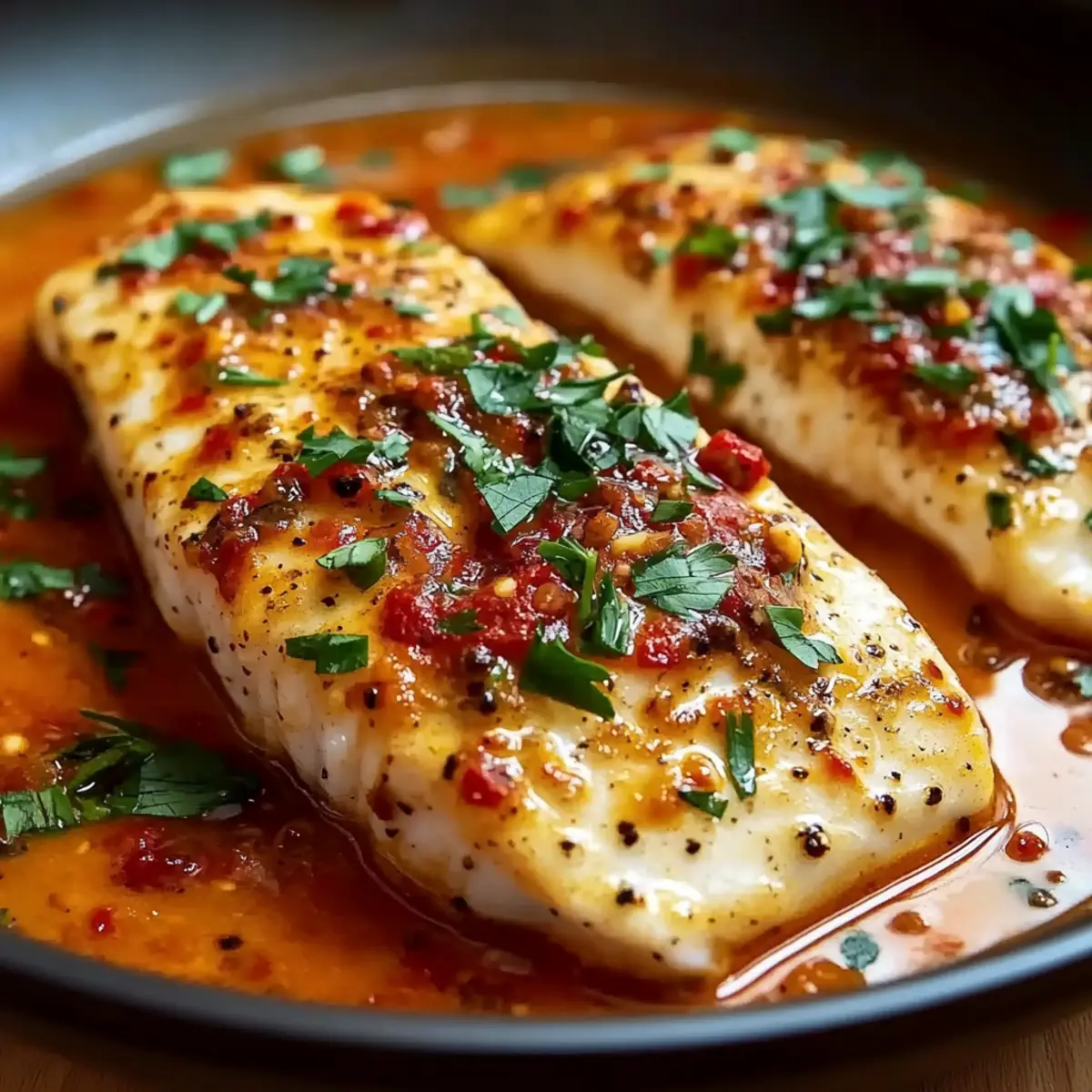 Tilapia in Roasted Pepper Sauce: A Flavorful Mediterranean Escape