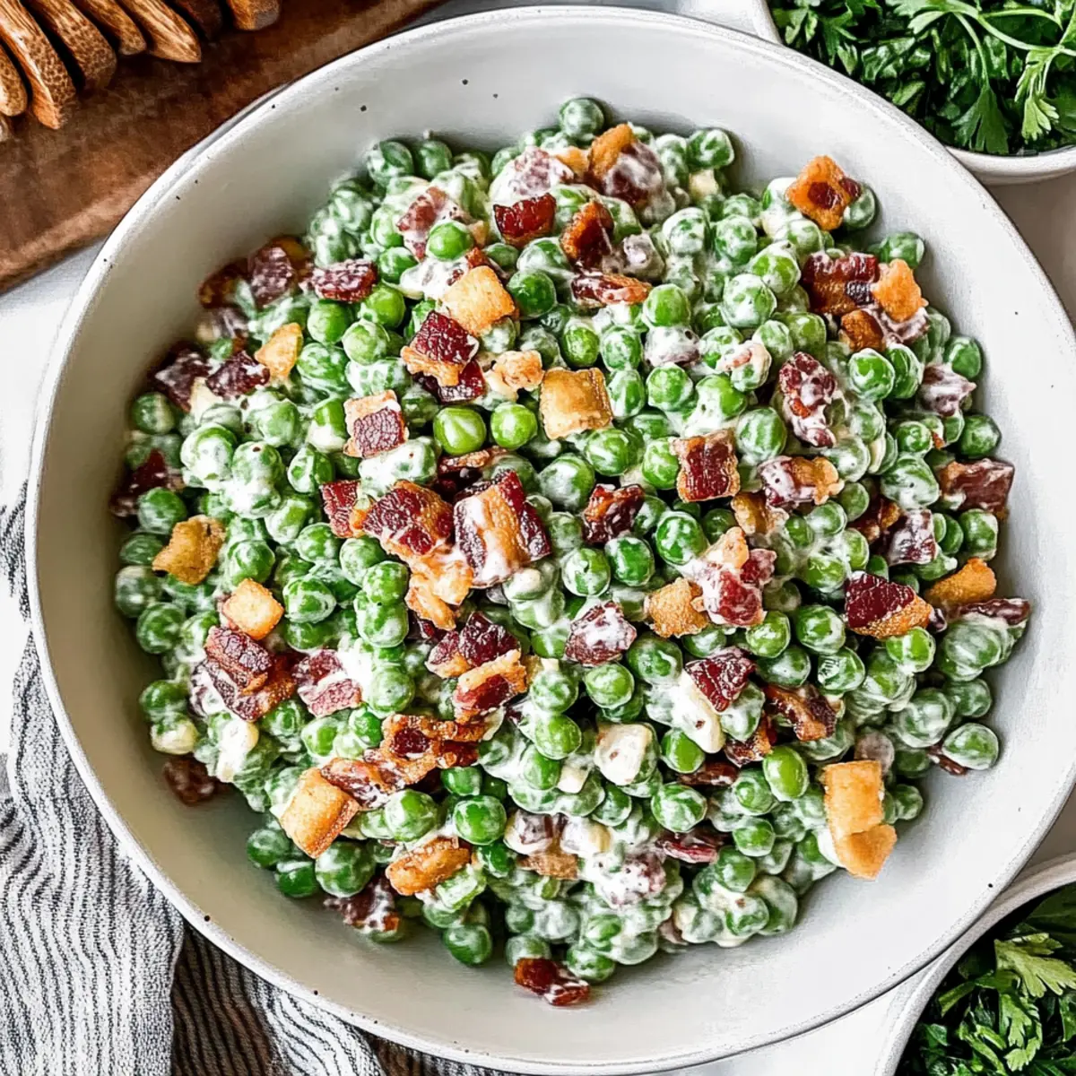 Creamy Pea Salad That Will Make You Love Side Dishes