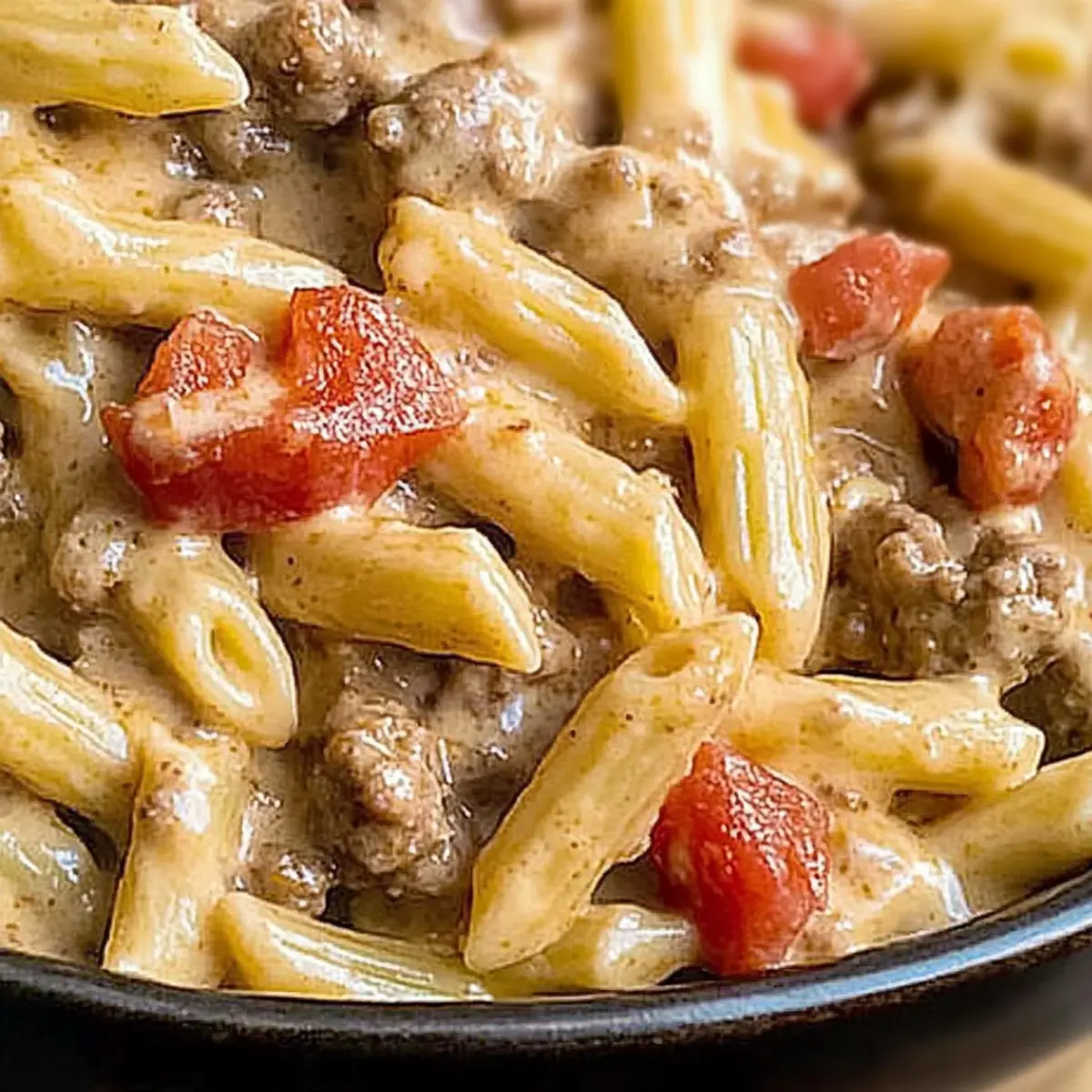 Creamy Rotel Pasta with Ground Beef: Quick & Comforting Bliss