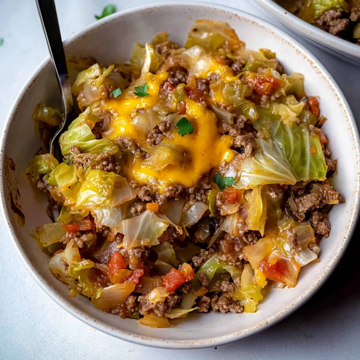 Irresistible Low Carb Unstuffed Cabbage Casserole in 30 Minutes