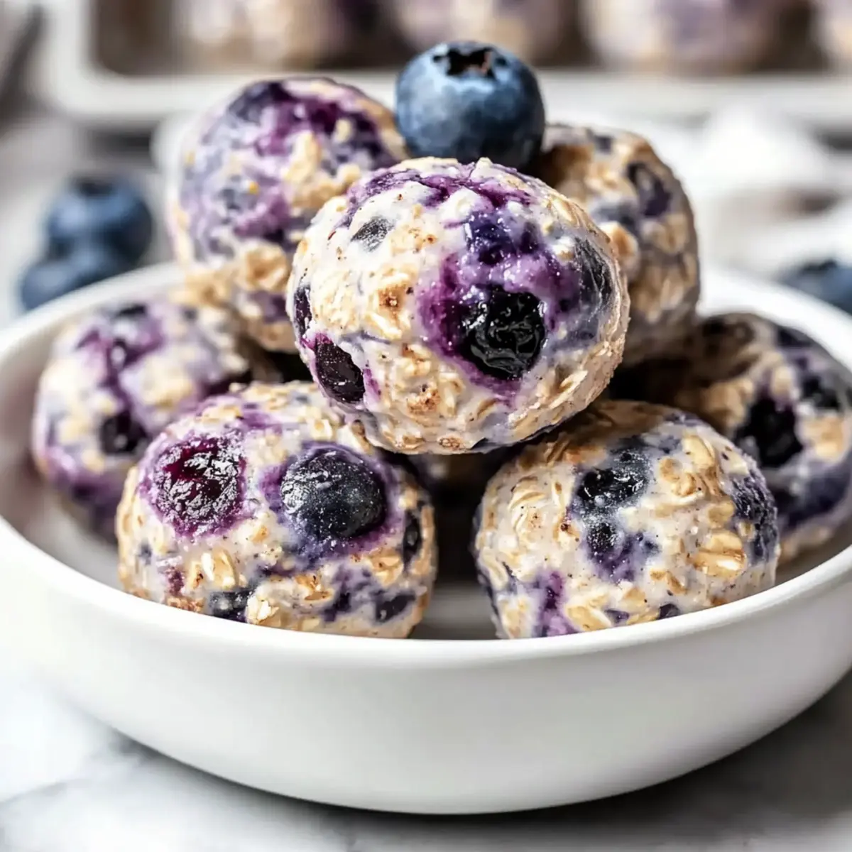 Blueberry Cheesecake Protein Bites for Guilt-Free Indulgence