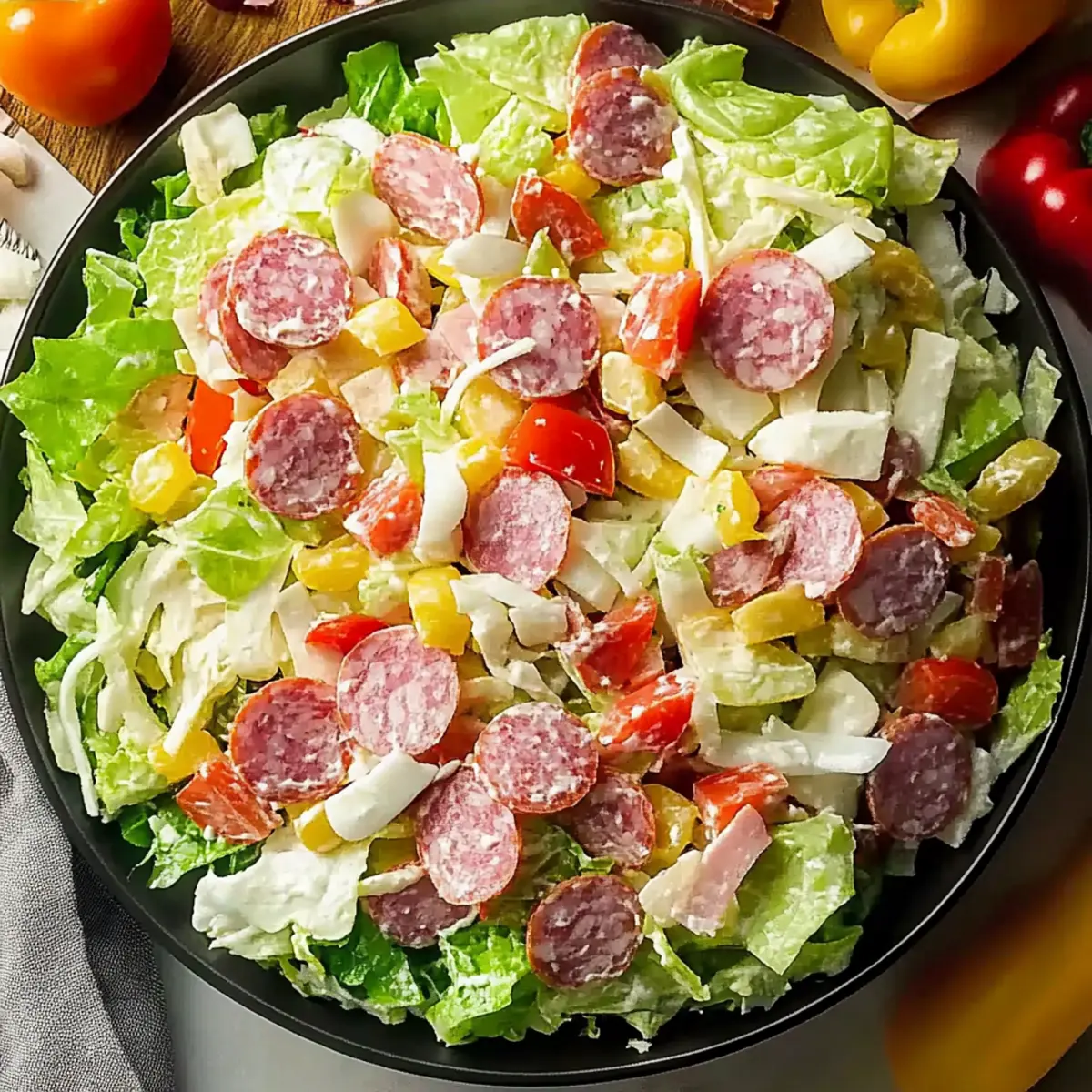 Deli-Style Italian Grinder Salad: A Flavor-Packed Delight