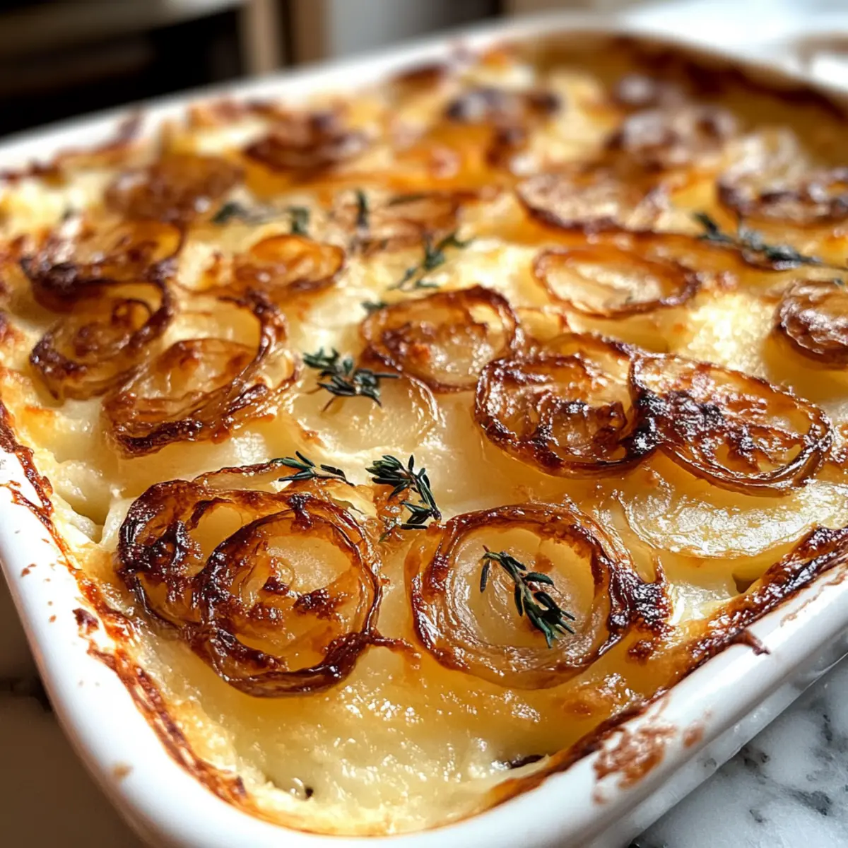 Crispy French Onion Scalloped Potato Casserole You’ll Love