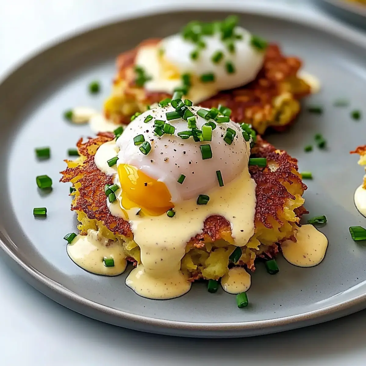 Crispy Easy Latke Eggs Benedict for a Perfect Brunch Bliss