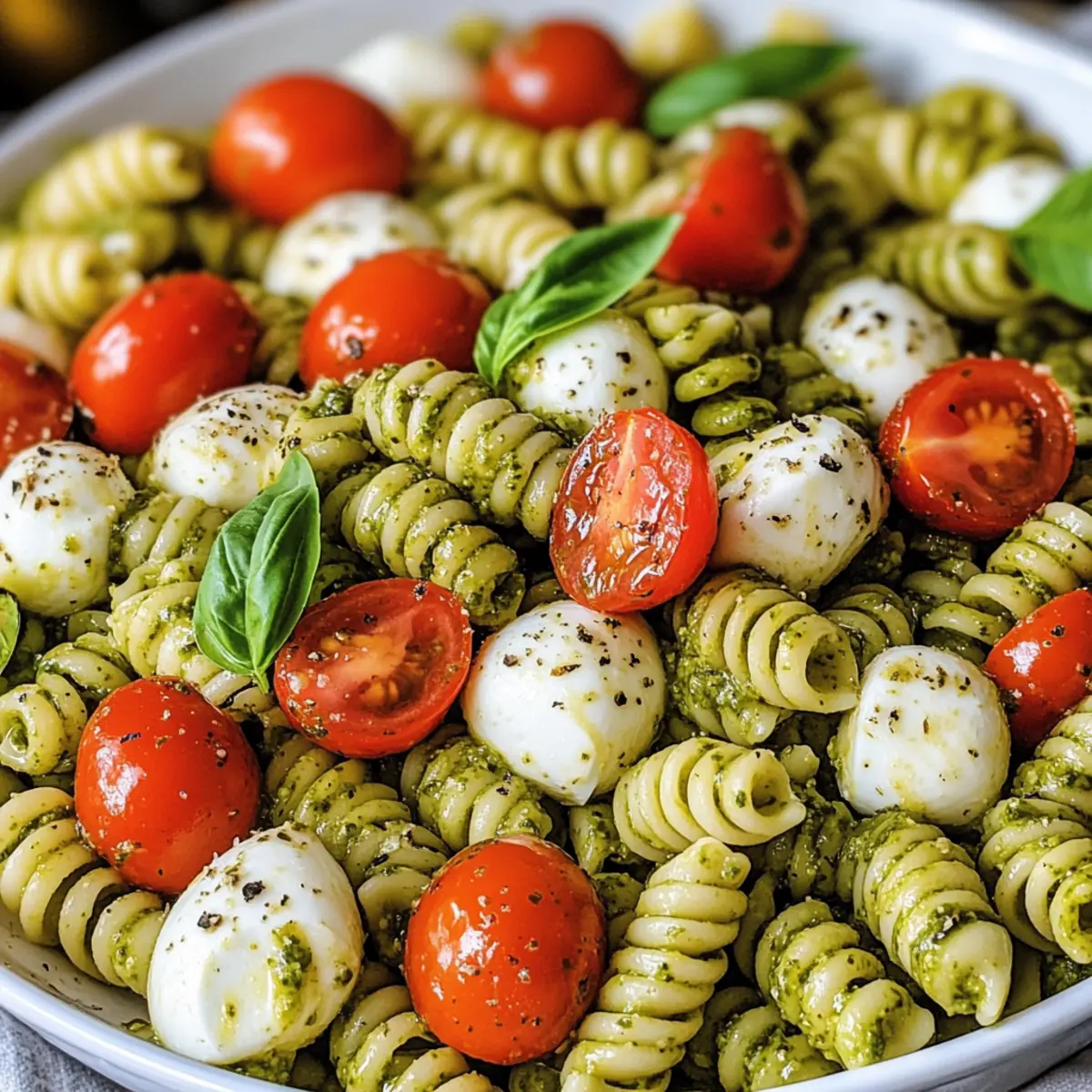 Pesto Caprese Pasta Salad: A Fresh Twist on Classic Flavors