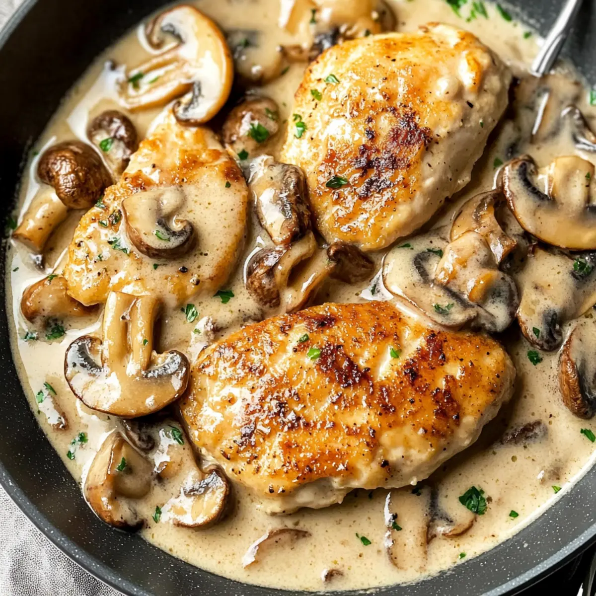 Creamy Mushroom Chicken: A Cozy Weeknight Dinner Delight