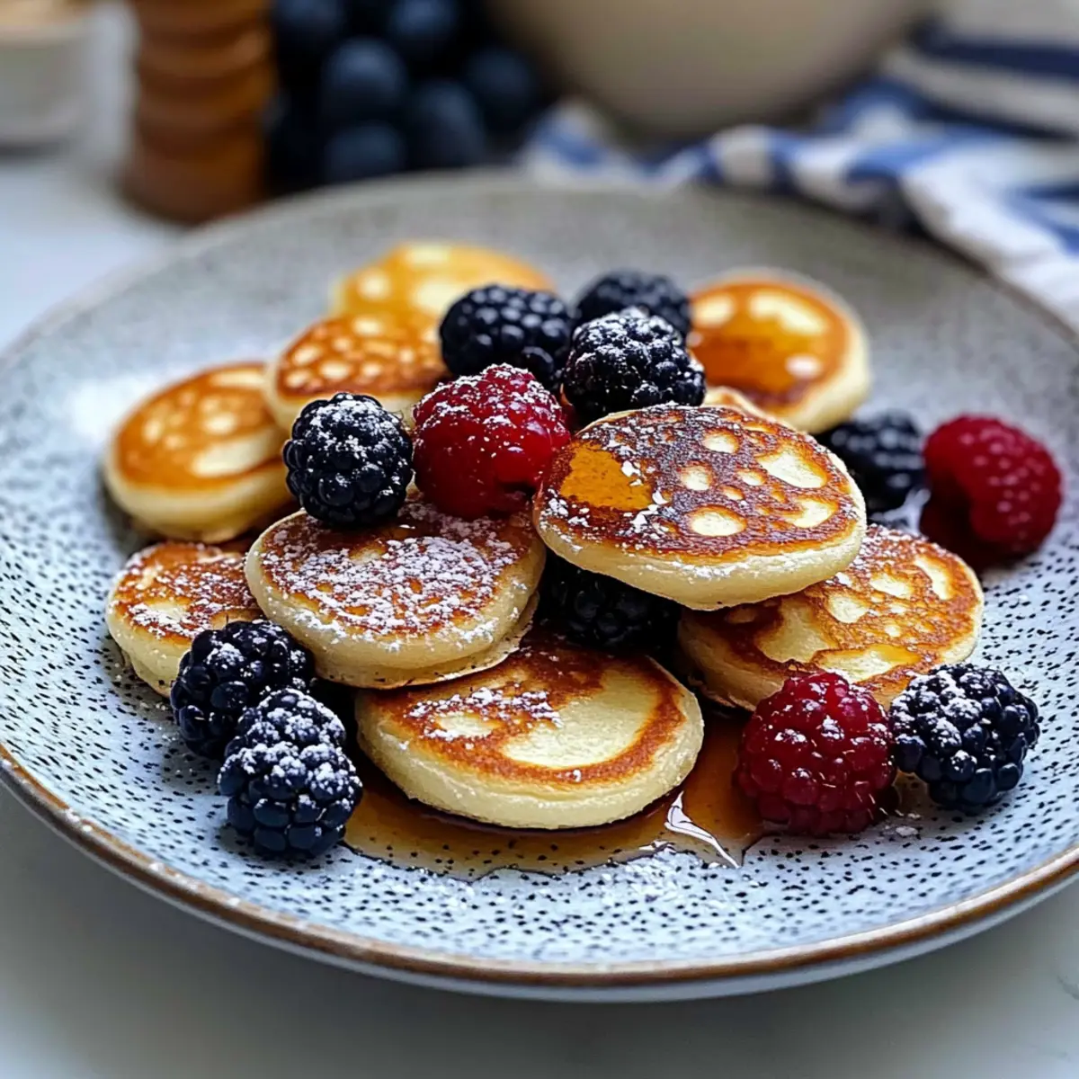 Fluffy Mini Pancakes for a Joyful Morning Treat