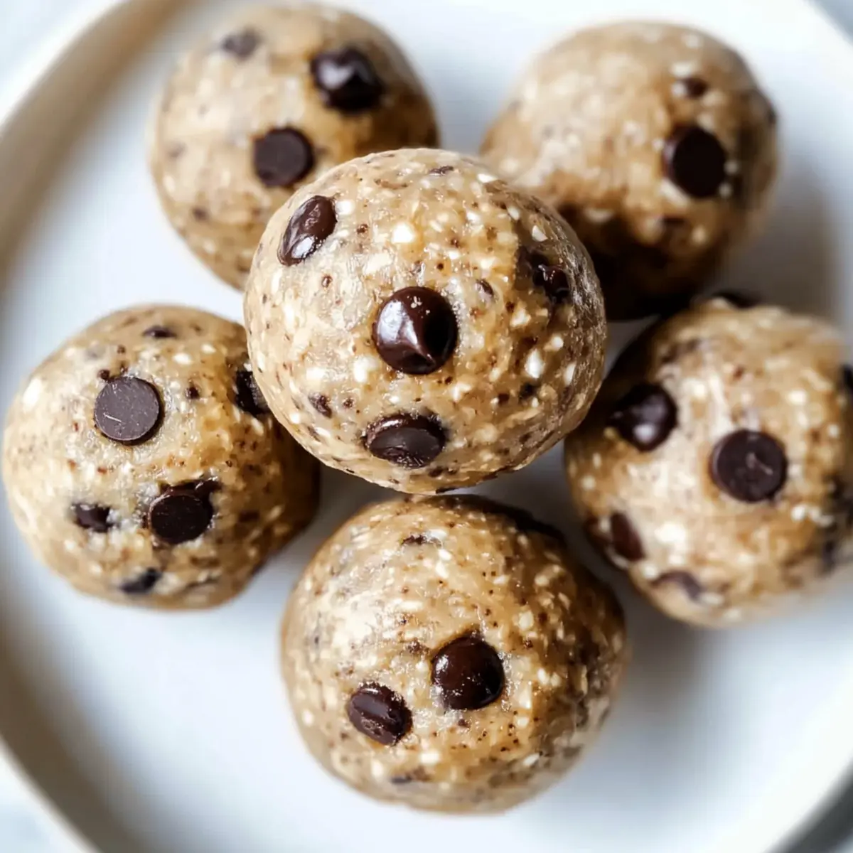 Delicious Chocolate Chip Cookie Dough Balls for Guilt-Free Snacking