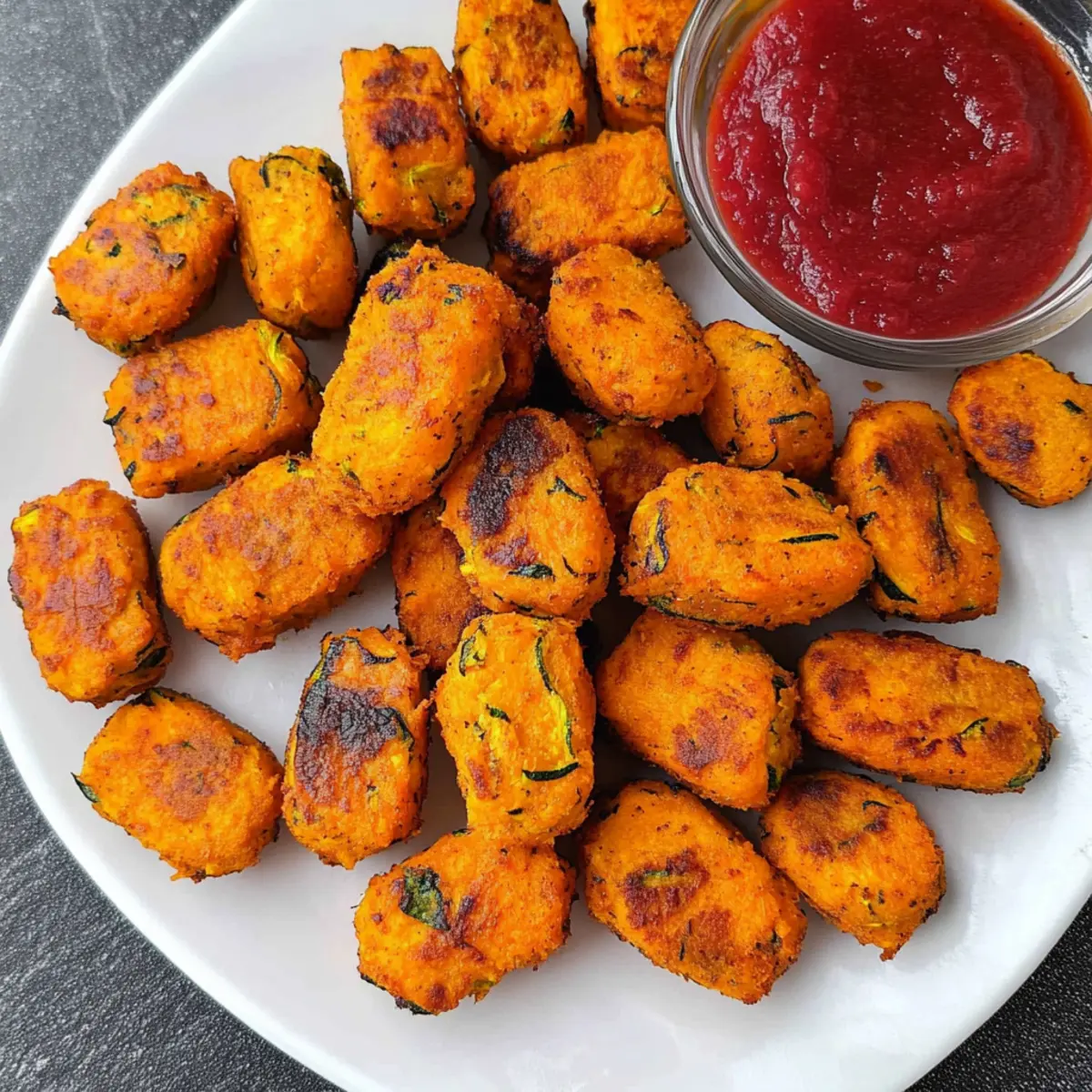Crispy Baked Sweet Potato Zucchini Tots You’ll Adore