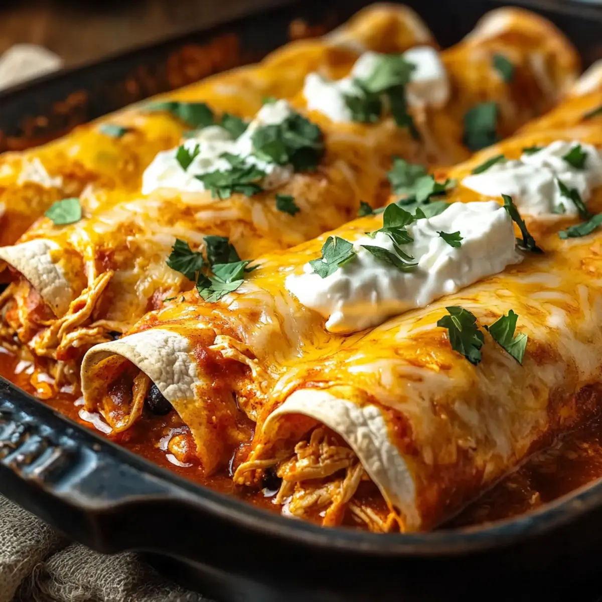 High Protein Chicken Enchiladas: Comfort Food Made Healthy