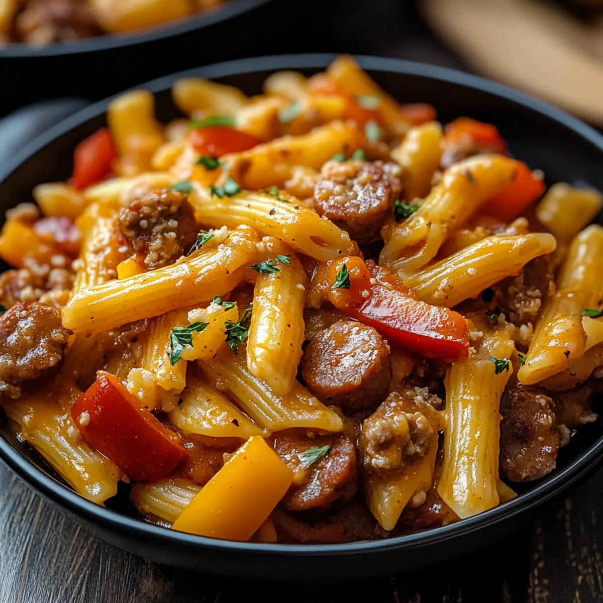 Sweet Pepper & Sausage Pasta: Comforting Flavor in 35 Minutes