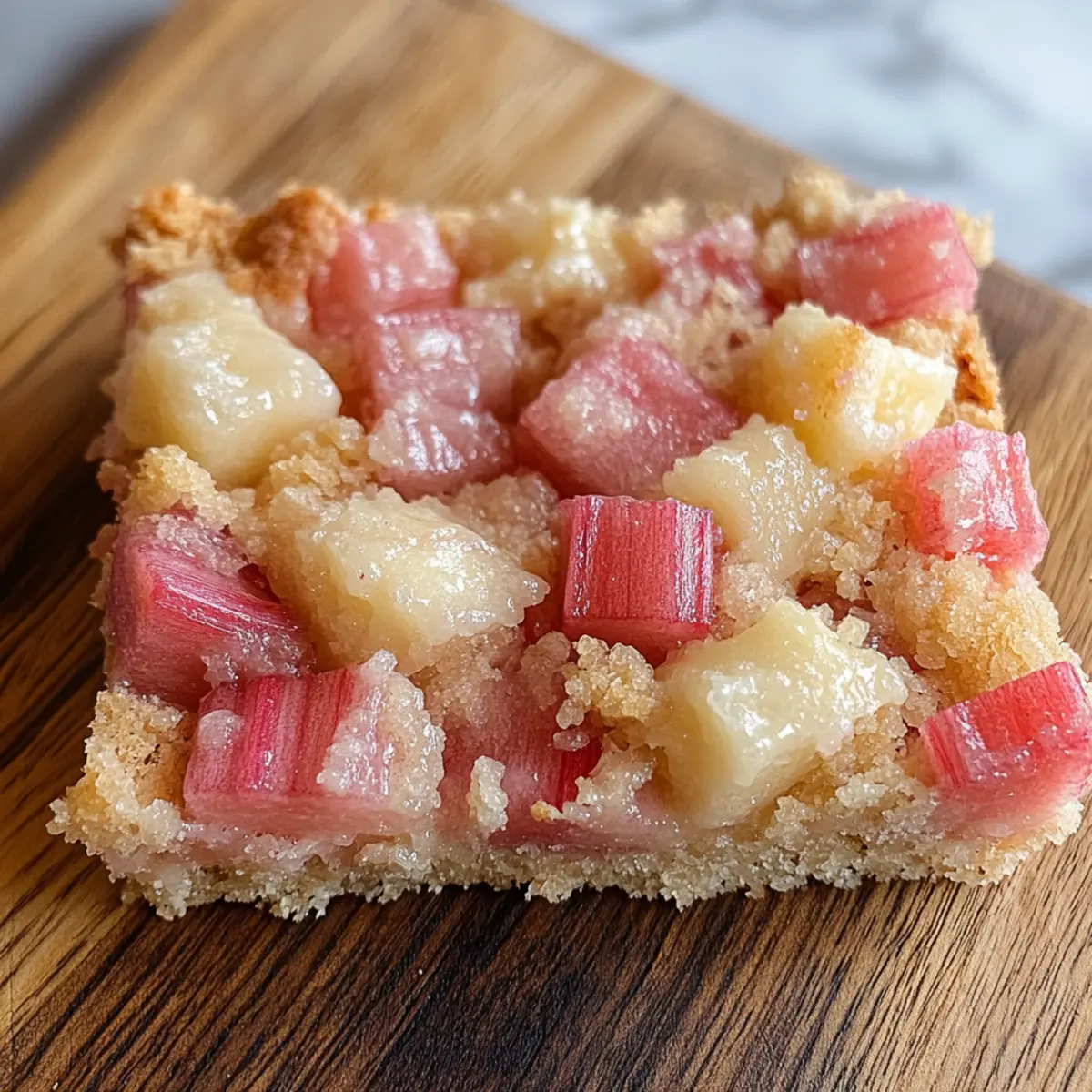 Delicious Rhubarb Bars: A Simple Sweet & Tart Treat