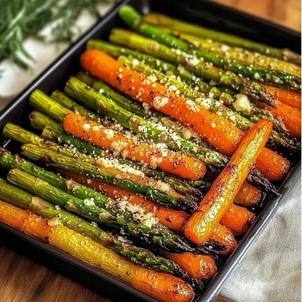 Oven-Roasted Asparagus and Carrots for Colorful Flavor Bliss
