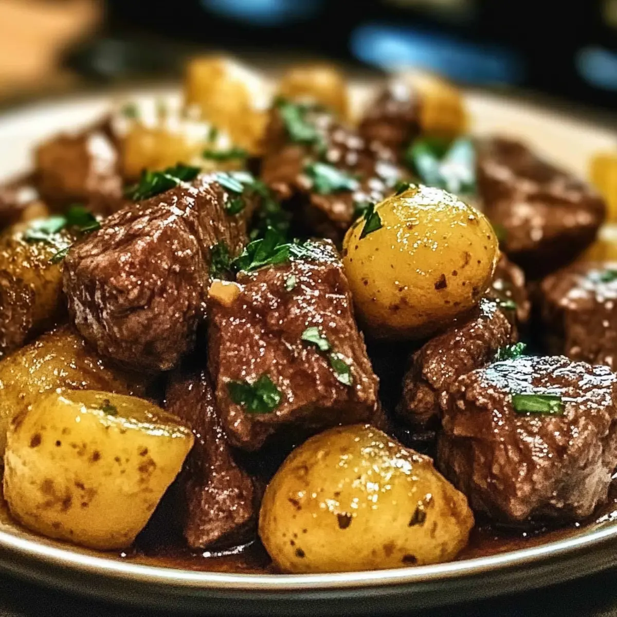 Garlic Butter Beef Bites & Potatoes: Comfort Food Bliss