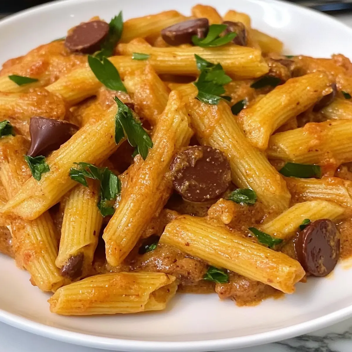 One Pot Creamy Cajun Sausage Pasta That's Pure Comfort Food
