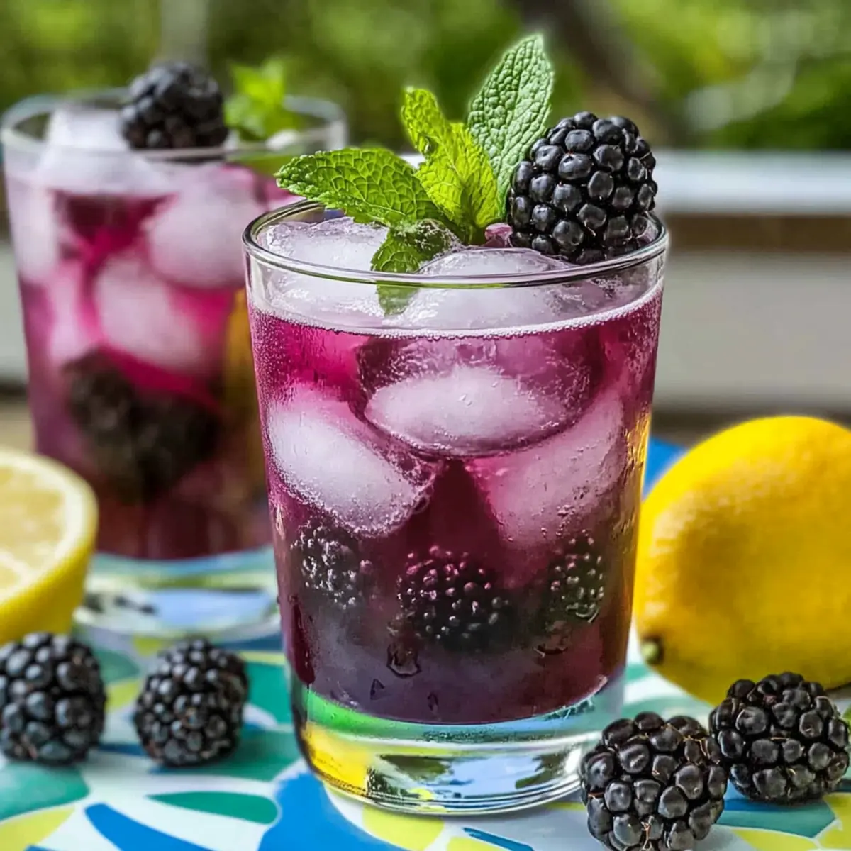 Refreshing Blackberry Lemon Mocktail Recipe for Summer Sips