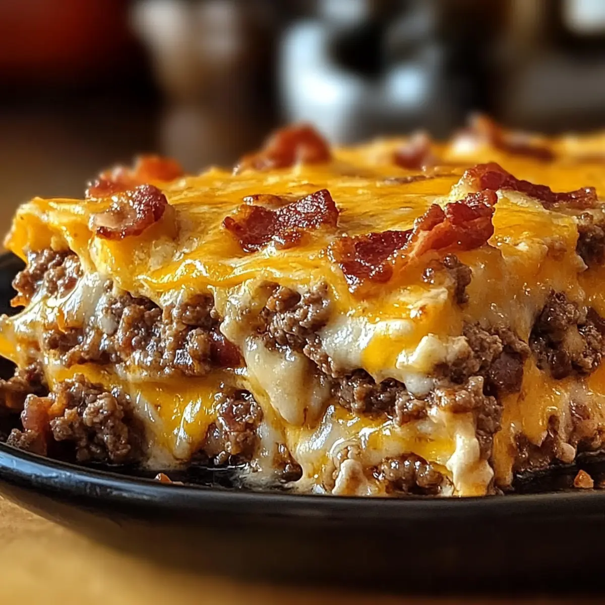 Delicious Low Carb Bacon Cheeseburger Casserole in 30 Minutes