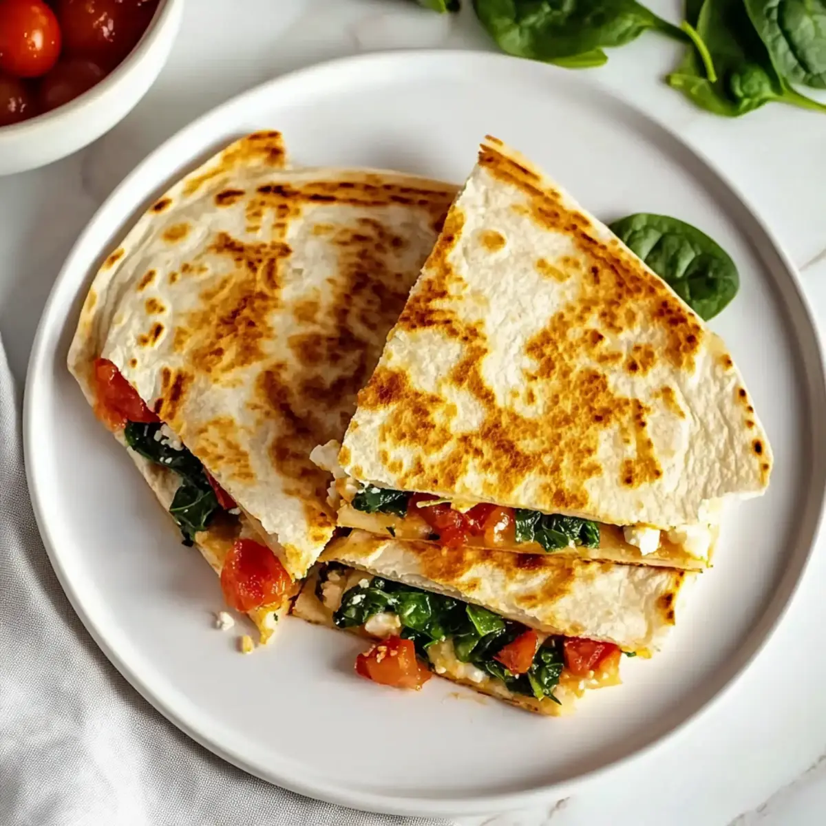 Mediterranean Quesadillas Recipe for Quick Flavor Bliss
