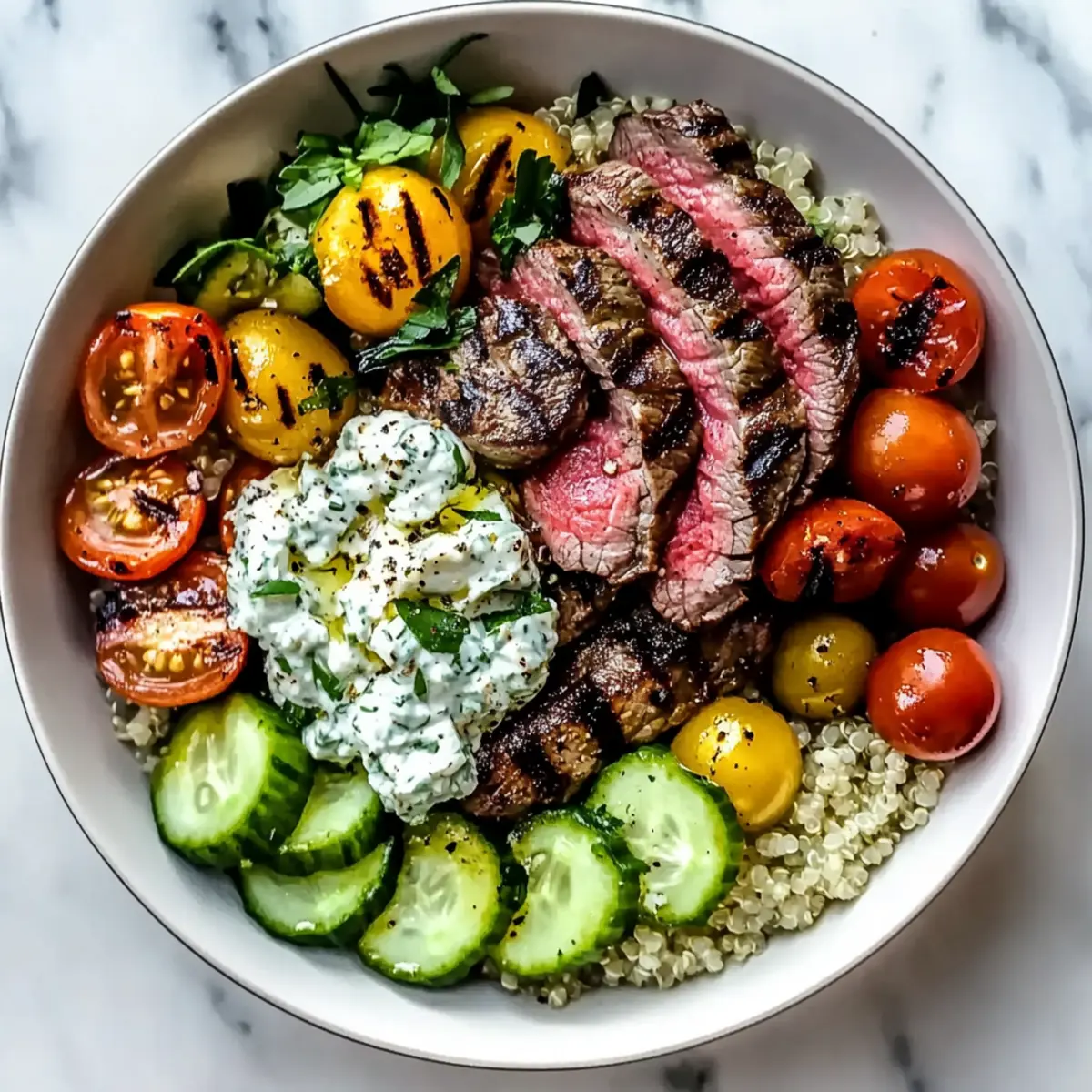 Mediterranean Steak Bowl Recipe: Fresh Flavors for Any Night