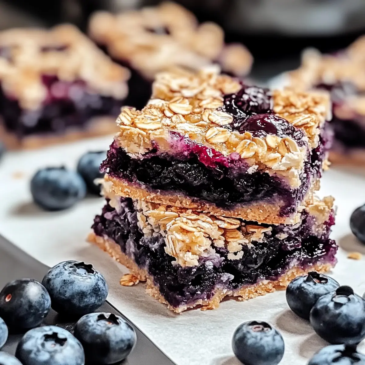 Delicious Blueberry Oatmeal Bars for Easy Healthy Snacking