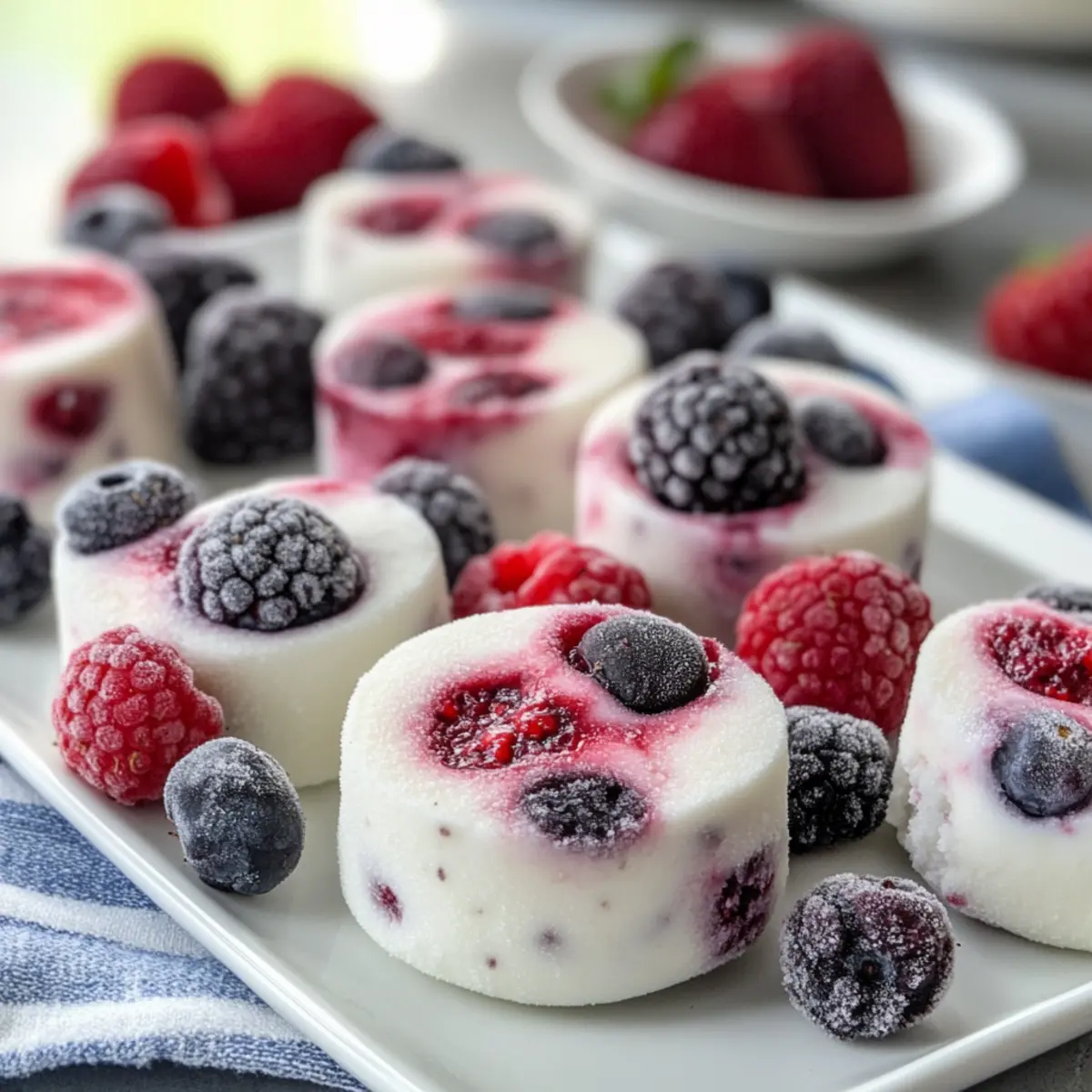 Delicious Frozen Yogurt Berry Bites for a Guilt-Free Treat