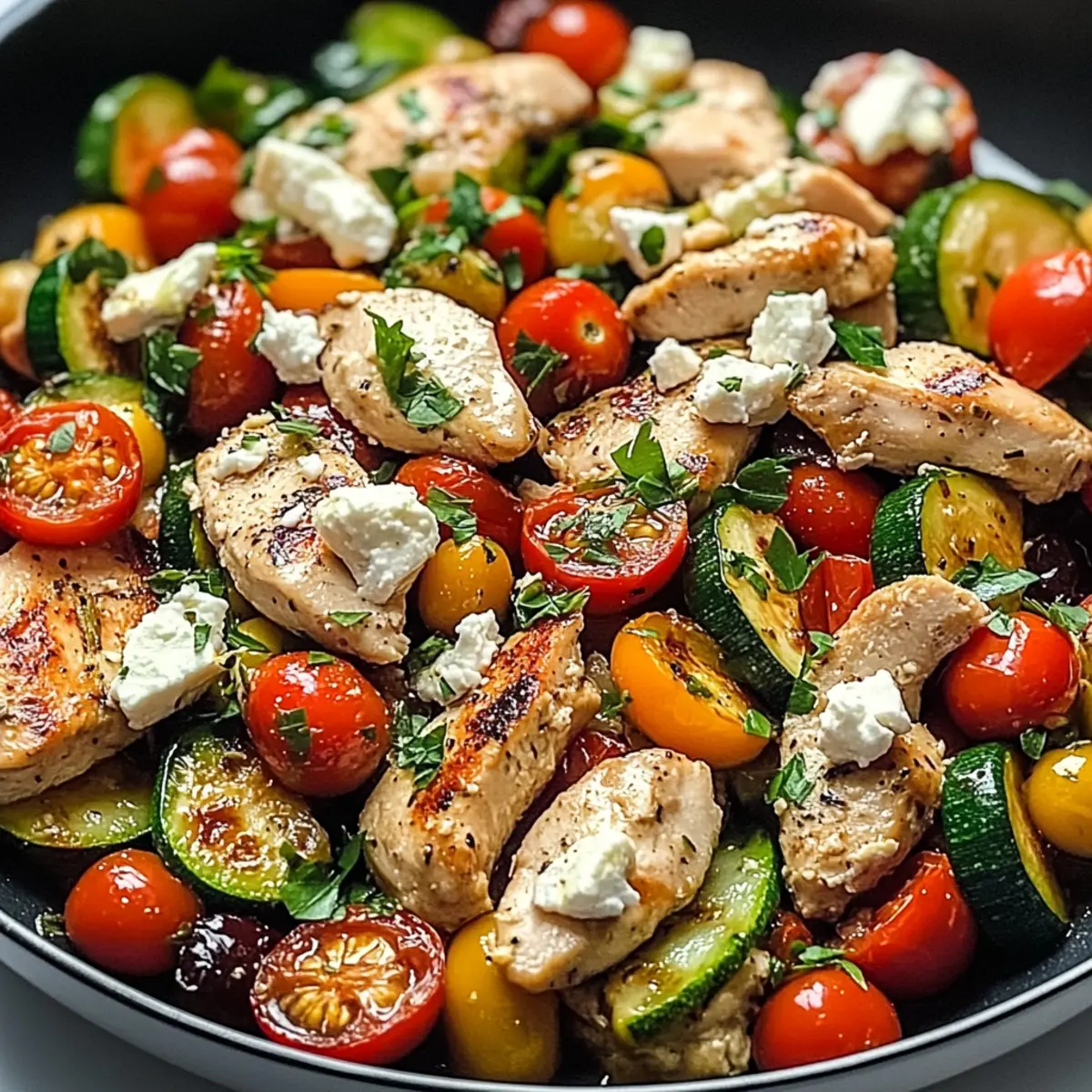 Savory Mediterranean Chicken Stir Fry in Just 30 Minutes
