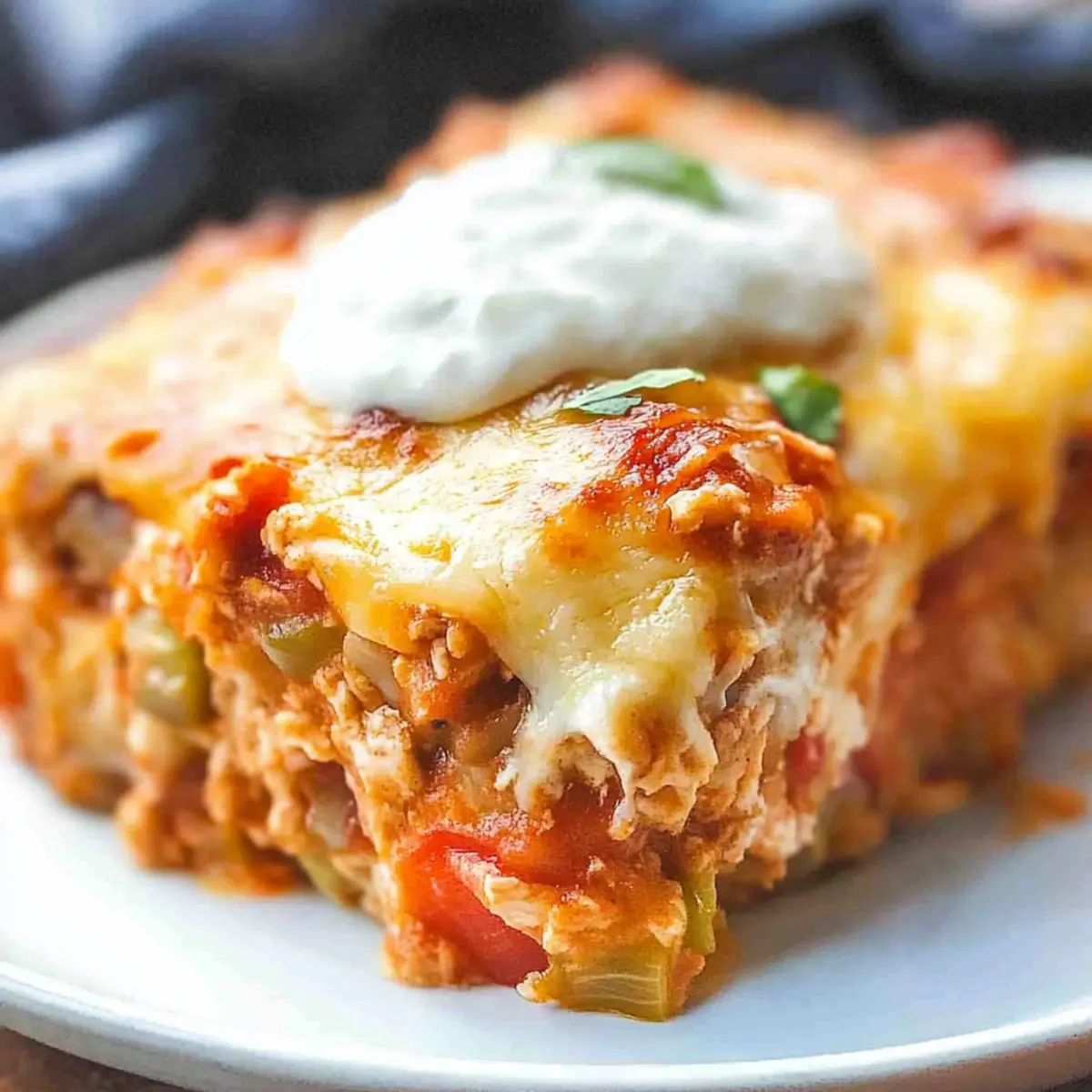 High Protein Chicken Burrito Casserole for a Cozy Night In