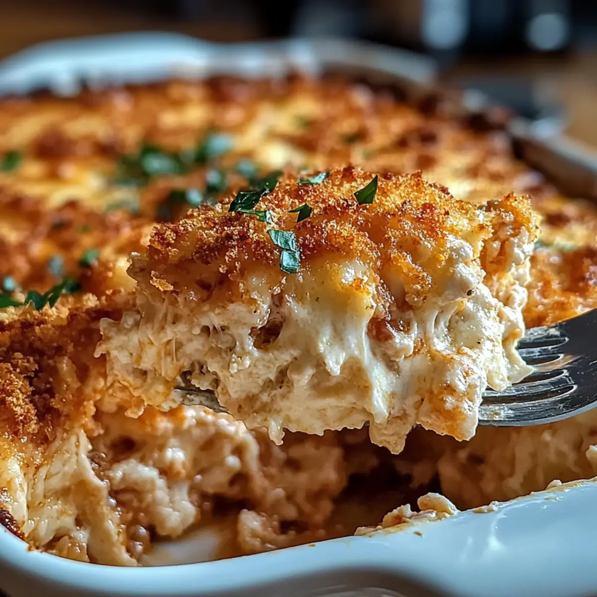 Cheesy High Protein Chicken Parmesan Casserole You’ll Love