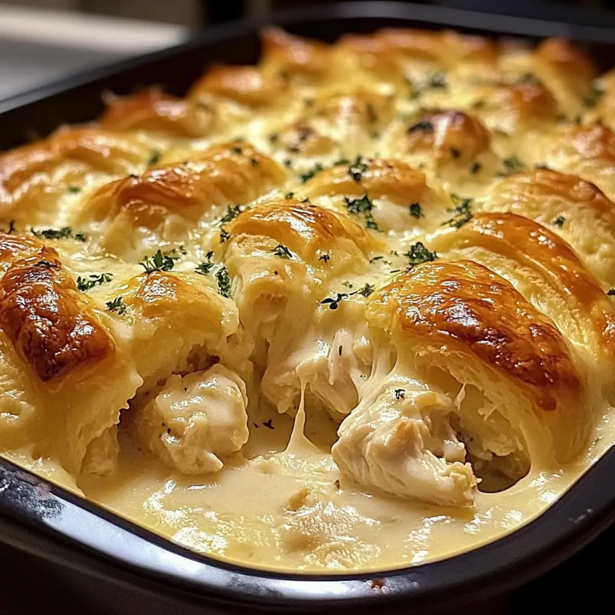 Heavenly Cheesy Chicken Crescent Bake for Cozy Dinners