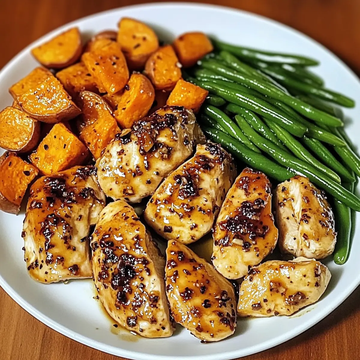 Honey Garlic Chicken and Sweet Potato: One-Pan Delight!