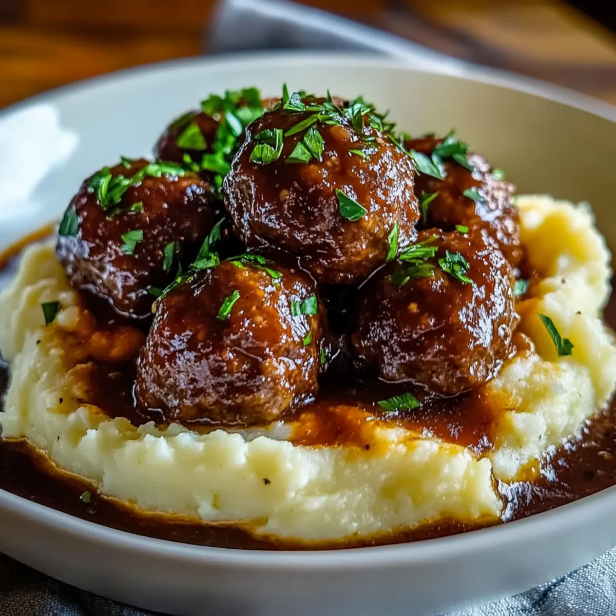 Salisbury Steak Meatballs: A Cozy Family Favorite Dish
