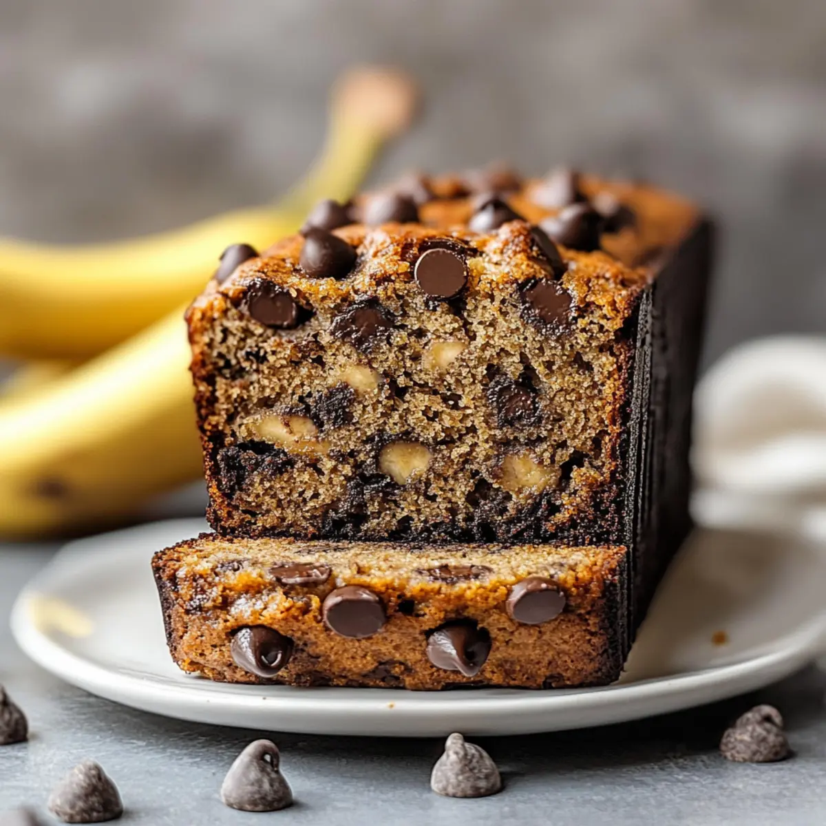 Super Moist Chocolate Chip Banana Bread That's Simply Irresistible