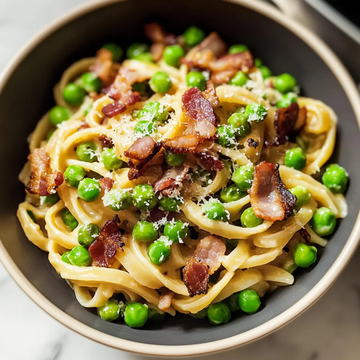 Bacon and Pea Pasta: Comfort Food in Just 30 Minutes