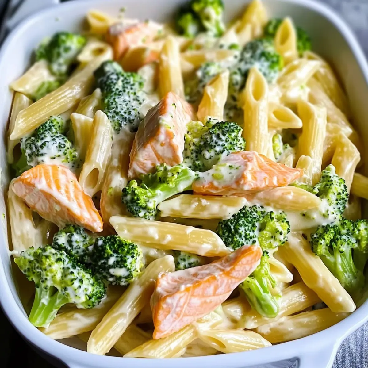 Creamy Salmon Broccoli Pasta - Quick, Nutritious Bliss at Home
