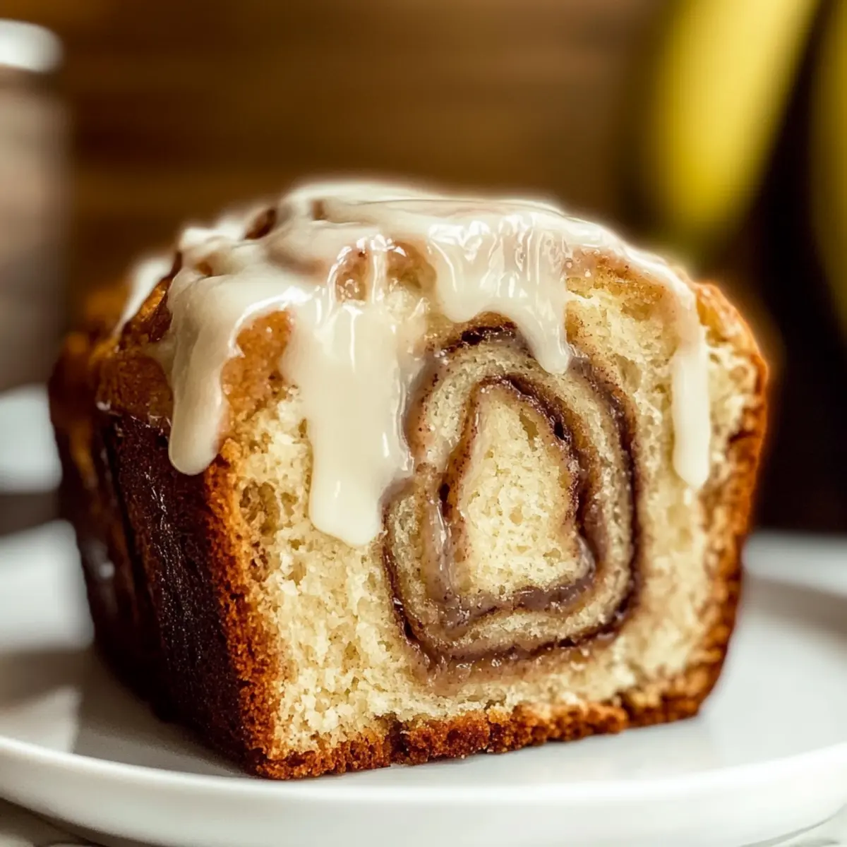 Cinnamon Roll Banana Bread: Indulge in Sweet Comfort Bliss