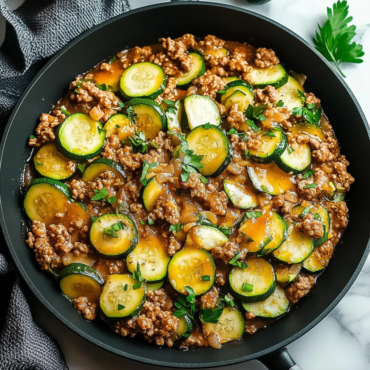 Ground Turkey and Zucchini Skillet for a Cozy Weeknight Dinner