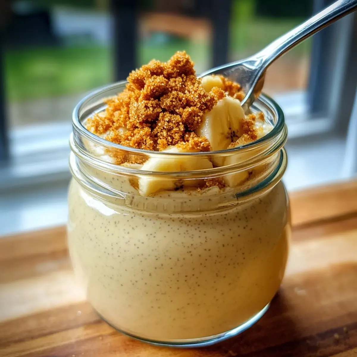 Luscious Banana Cream Pie Blended Chia Pudding Delight