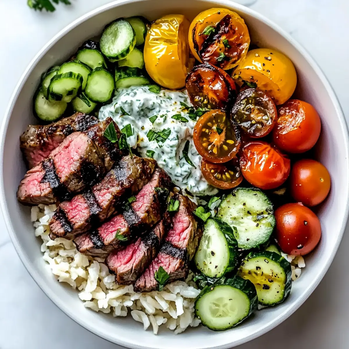 Delicious Easy Mediterranean Steak Bowl Recipe in 30 Minutes