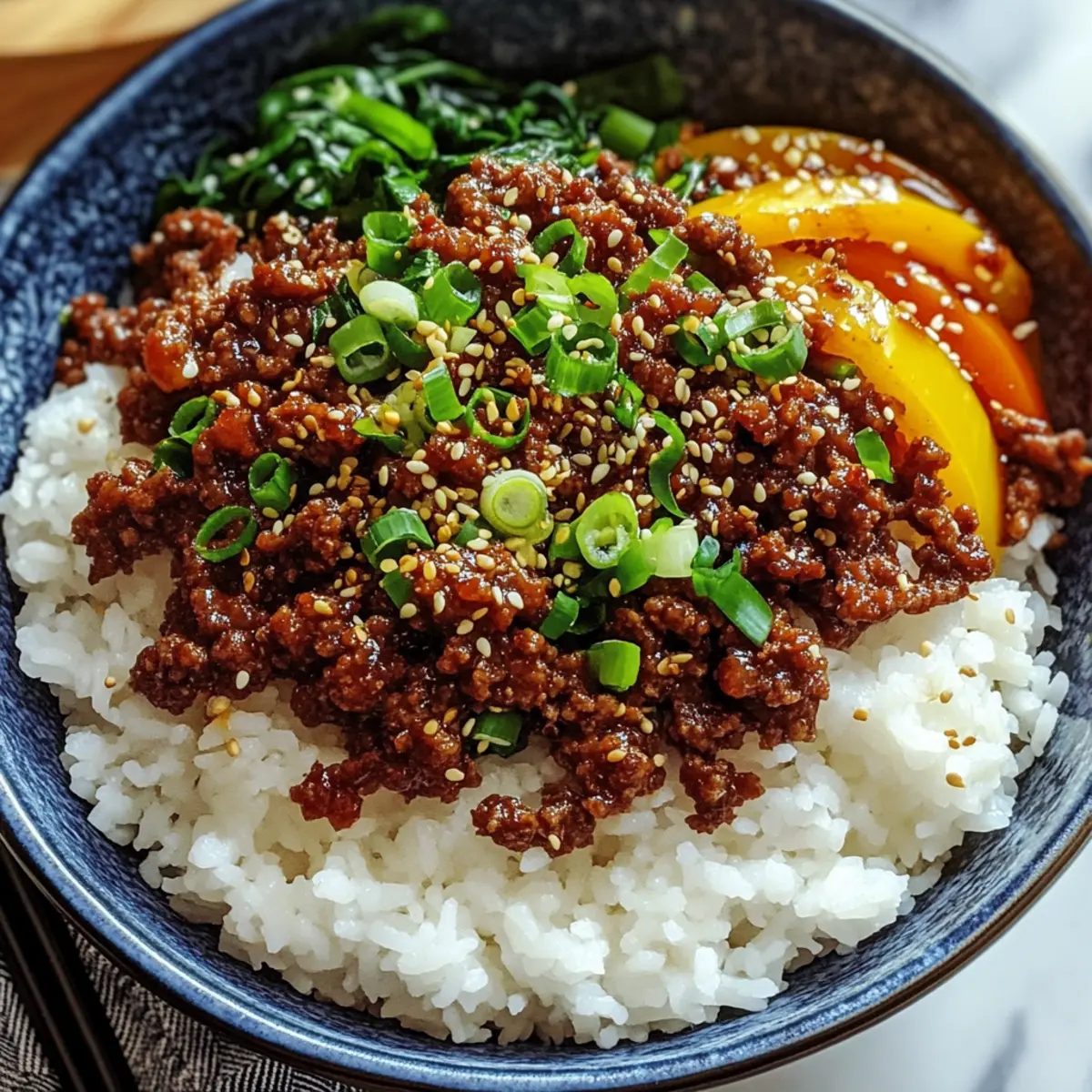 Savory Korean Ground Beef Bowl Ready in 25 Minutes