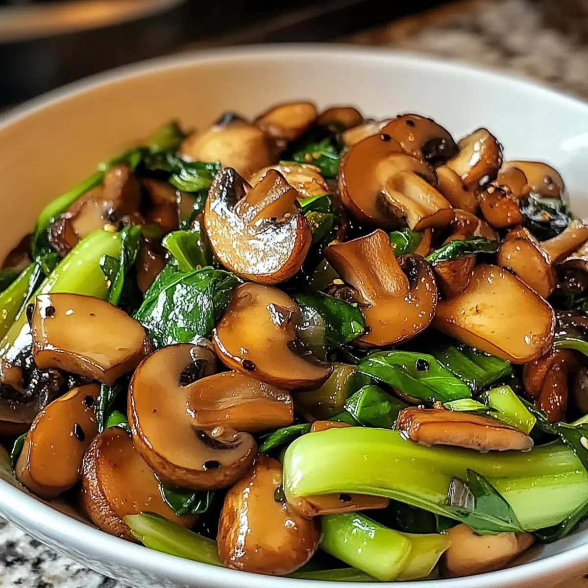 Easy Mushroom and Bok Choy Stir Fry for a Quick Dinner Delight
