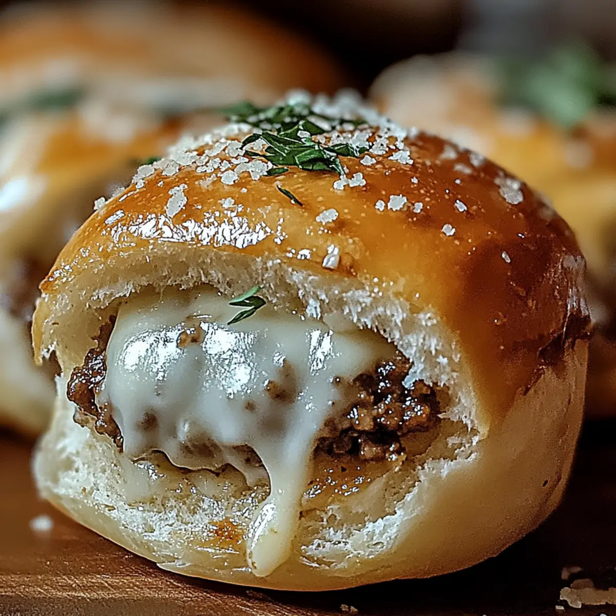 Garlic Parmesan Cheeseburger Bombs to Elevate Game Night Fun